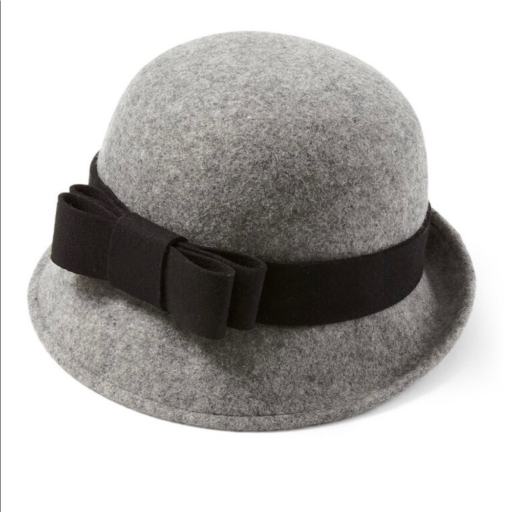 WHBM Classic Soft Felted Wool Grey Hat